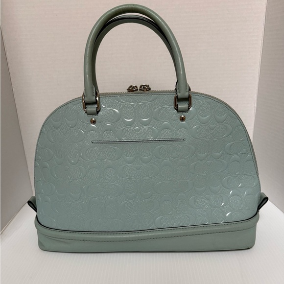 Coach Handbags - Coach Sierra Satchel in Signature Debossed Patent Leather